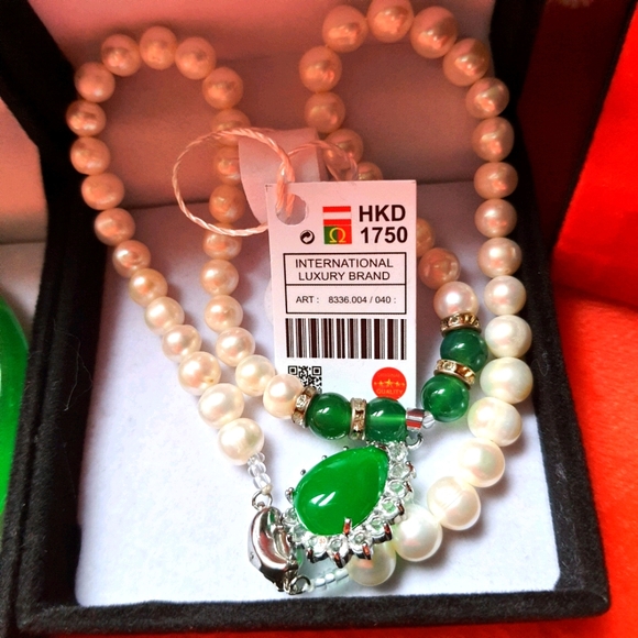 Pearl Jewelry - 925 sterling silver 100% Freshwater pearls Natural